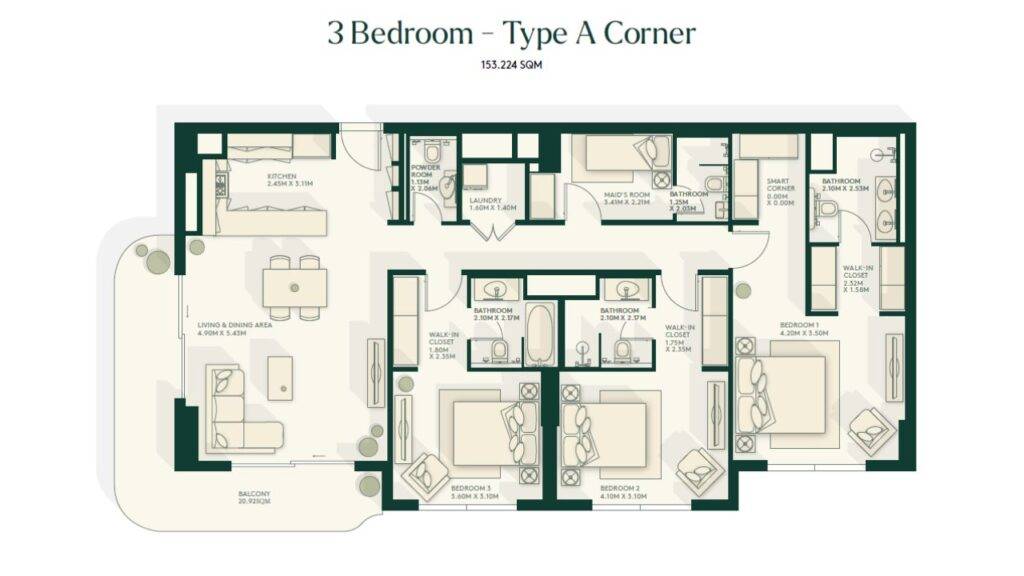 Gardenia Bay, apartments yas island, gardenia bay area, gardenia bay 1 bed room, yas island, aldar Gardenia Bay