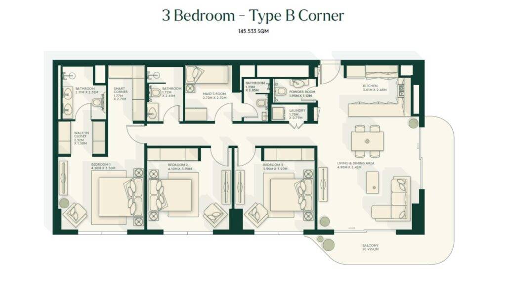 Gardenia Bay, apartments yas island, gardenia bay area, gardenia bay 1 bed room, yas island, aldar Gardenia Bay