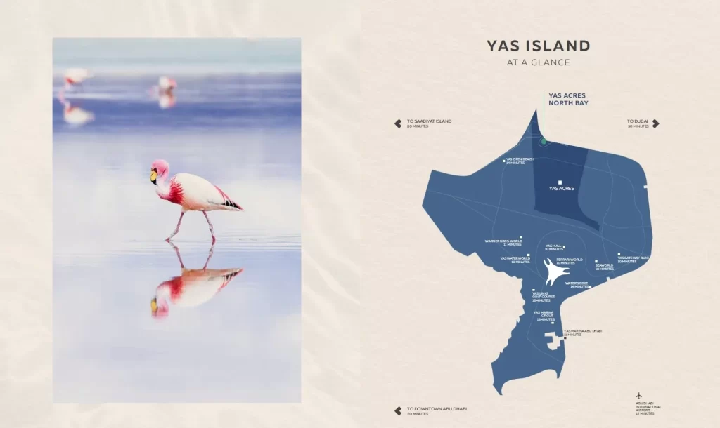 Location Map: Yas Acres North Bay
