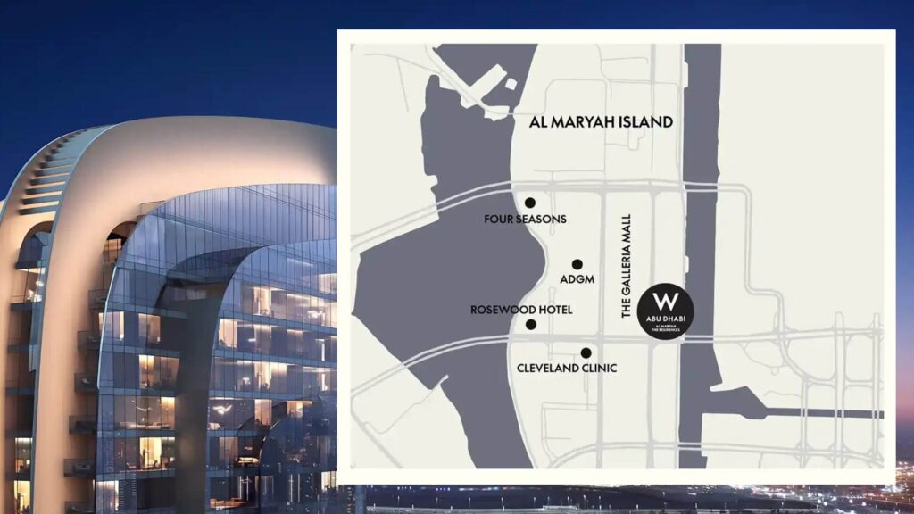 W Branded Residence,W Residences at Al Maryah Island,W Residence by Taraf,Taraf Development W Branded Residence