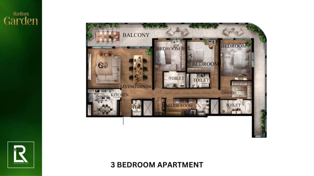 Radiant Garden, Radiant Garden on Reem Island, Radiant Real Estate, Reem Island Radiant, Radiant New Project, Radiant Garden by Radiant Real Estate Radiant Garden