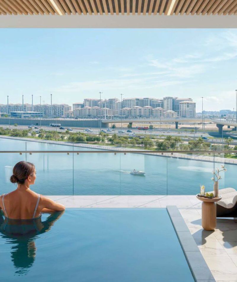 Exterior Bab Al Qasr Canal View Residence 22 Al Raha Beach (7)